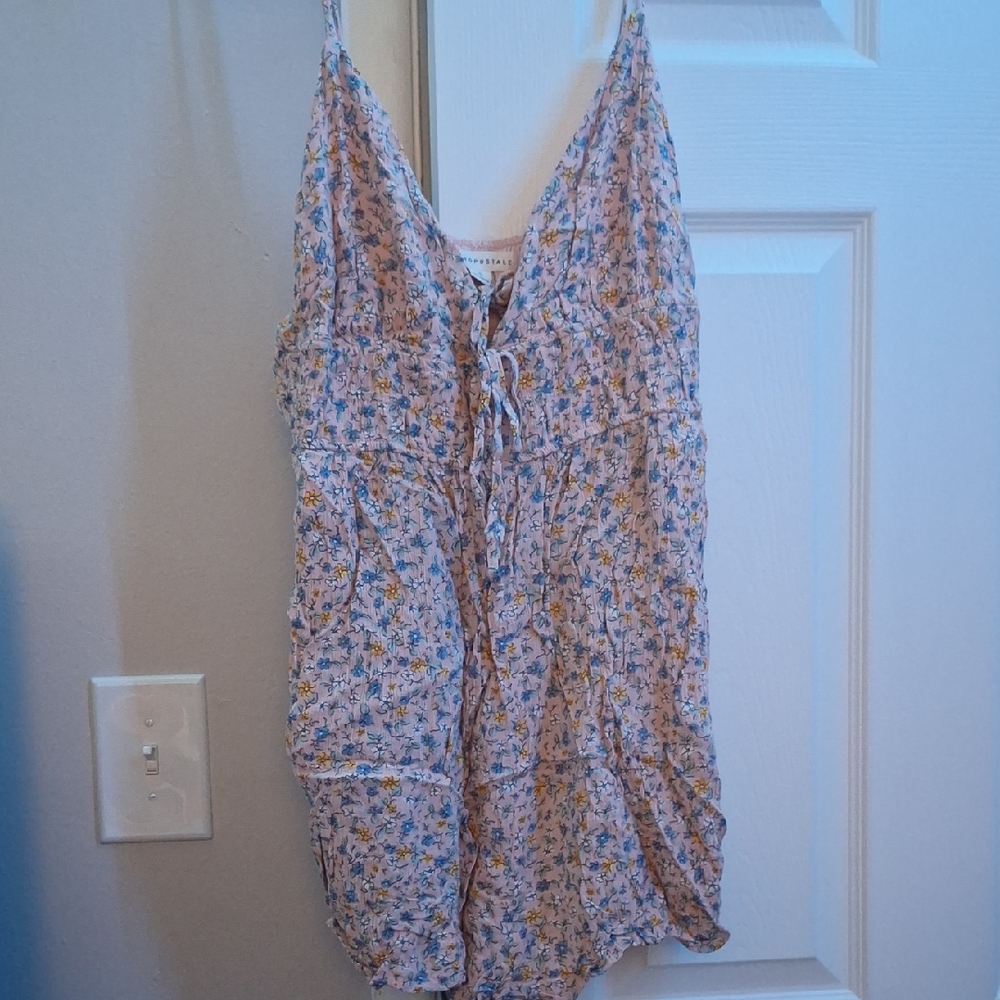 Aeropostale Floral Print Jumpsuit